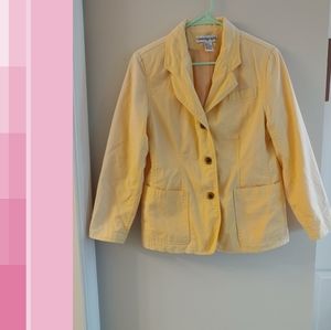 Yellow blazer